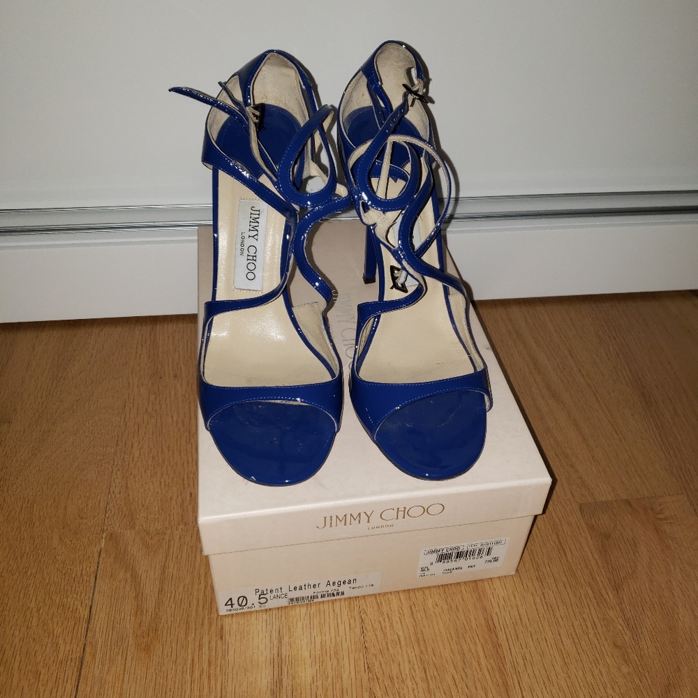 Jimmy Choo authentic patent leather Lance shoe EUR 40.5